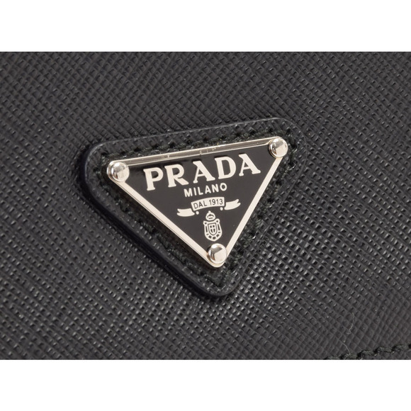 PRADA Saffiano Black Shoulder Bag - Picture 5 of 11